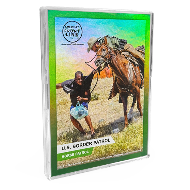 BL6-011 Border Patrol Horse Patrol Trading Card for Challenge Coin Collectors