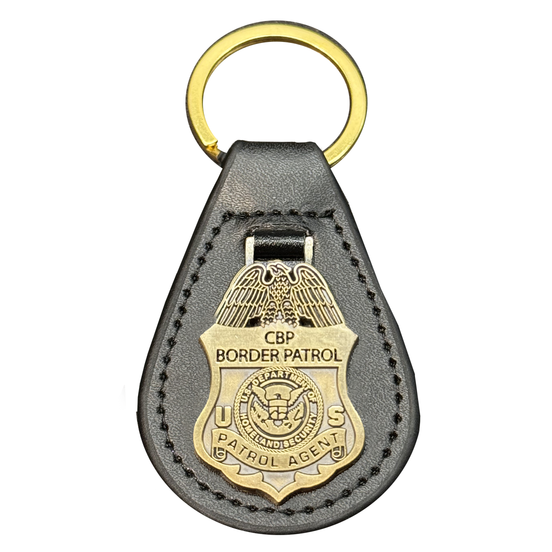 EL14-012 CBP Border Patrol Agent Mini Shield BPA challenge coin leathe –  America's Front Line® www.AmericasFrontLine.com