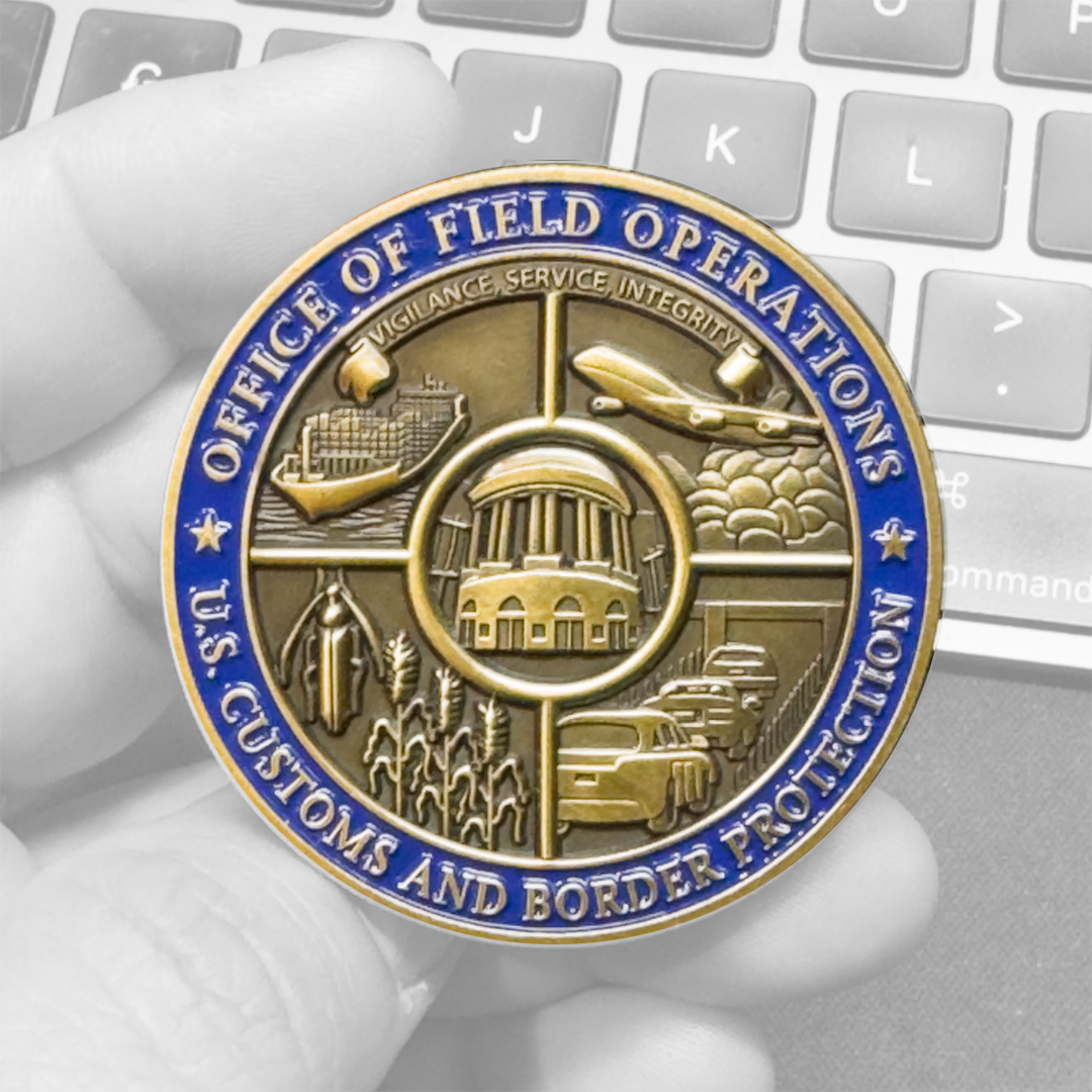 EL14-004 CBP Officer Agriculture Specialist Office of Field Operations OFO CBPO Challenge Coin Field Ops