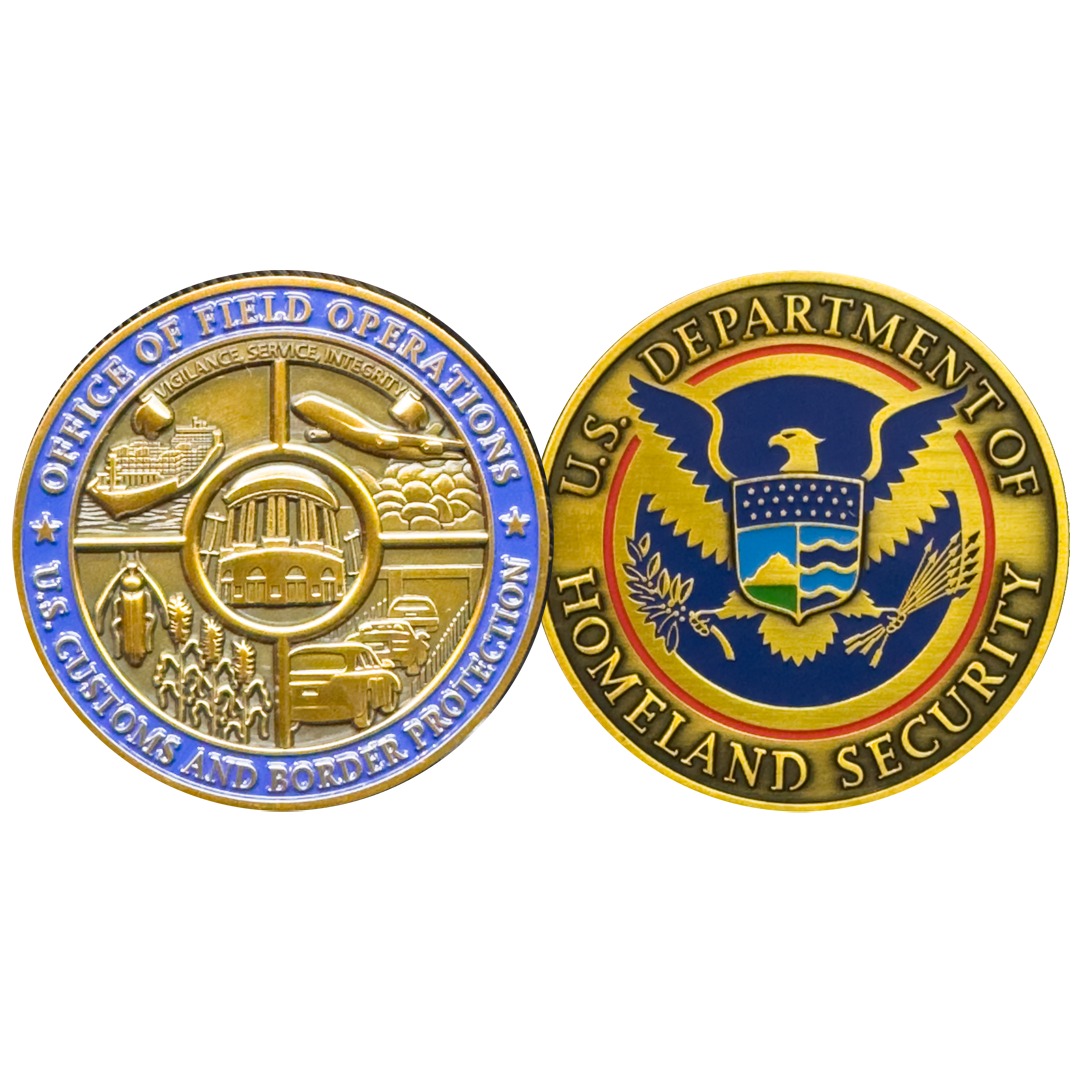 BL14-019 CBP Officer Agriculture Specialist Office of Field Operations OFO CBPO Challenge Coin Field Ops