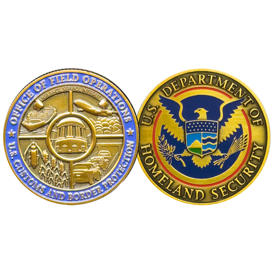 BL14-019 CBP Officer Agriculture Specialist Office of Field Operations OFO CBPO Challenge Coin Field Ops