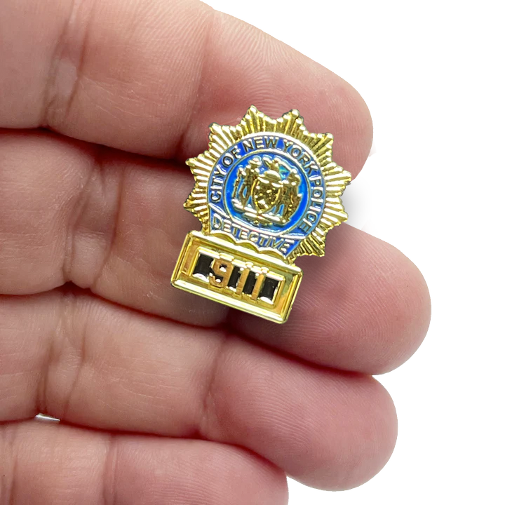 PBX-008-9 NYPD Detective Cufflinks 911 New York City Police