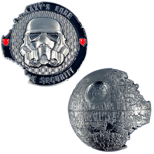 DL10-07 Death Star Galaxy's Edge Park Security Challenge Coin Storm Trooper Rogue