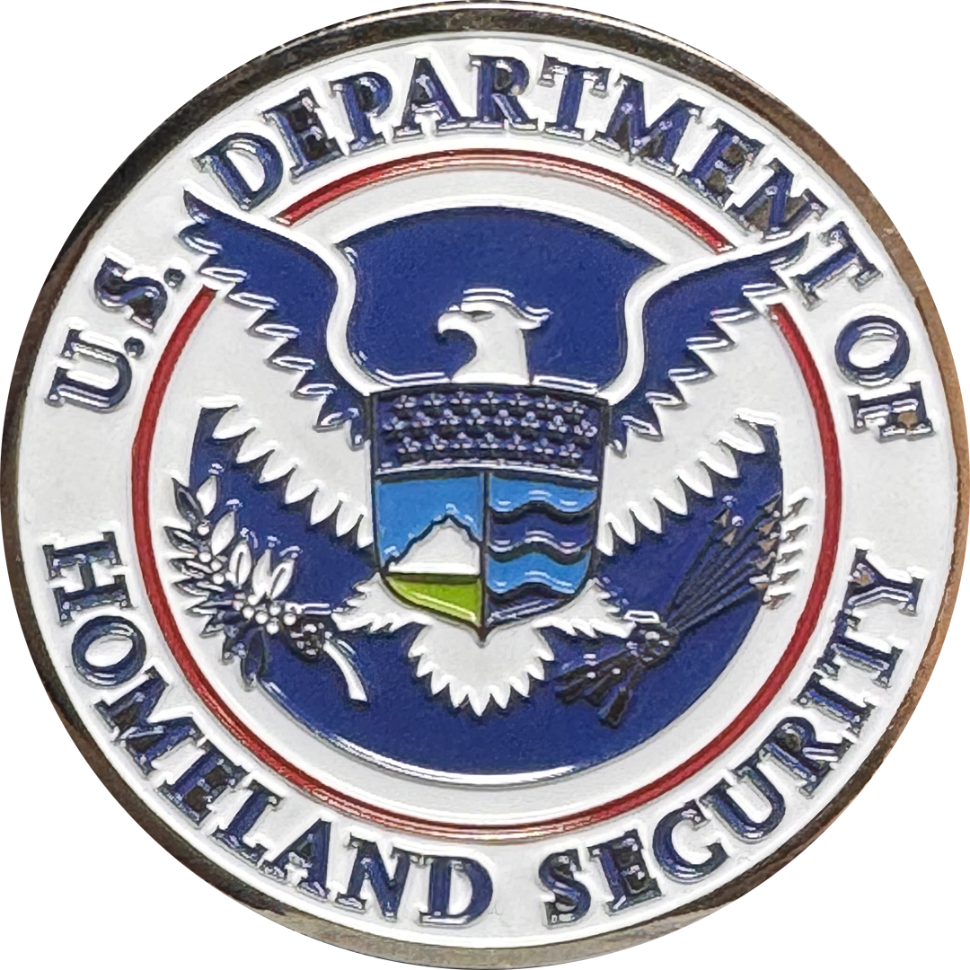 BL18-020 Santo Alejandro N. Mayorkas Homeland Secretary Challenge Coin Saint Mayorkas S1 Patron Saint of Admin Leave CBP HSI FEMA USCC TSA