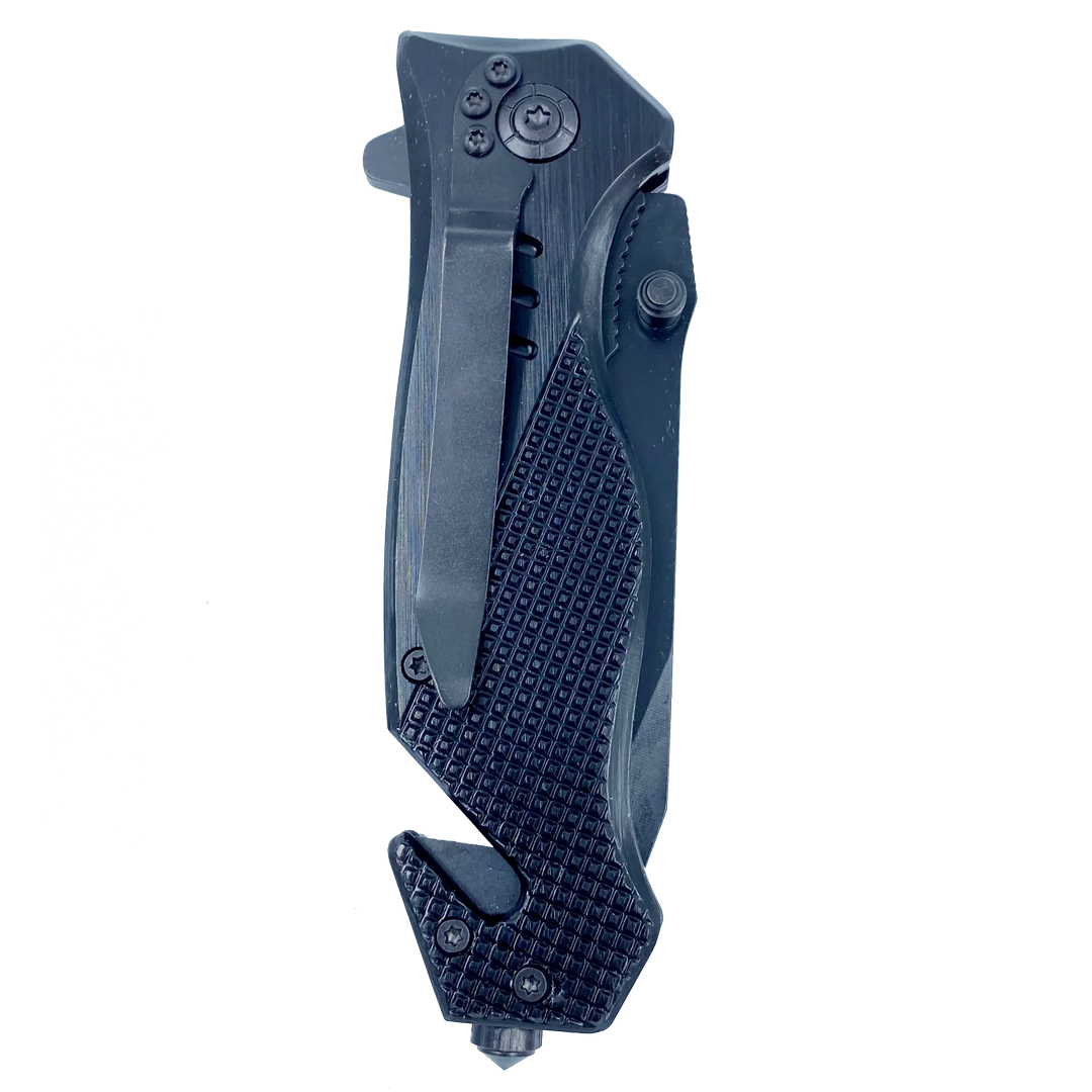 EMT EMS Paramedic Knife 3-in-1 Military Tactical Rescue knife tool with Seatbelt Cutter Steel Serrated Blade Glass Breaker