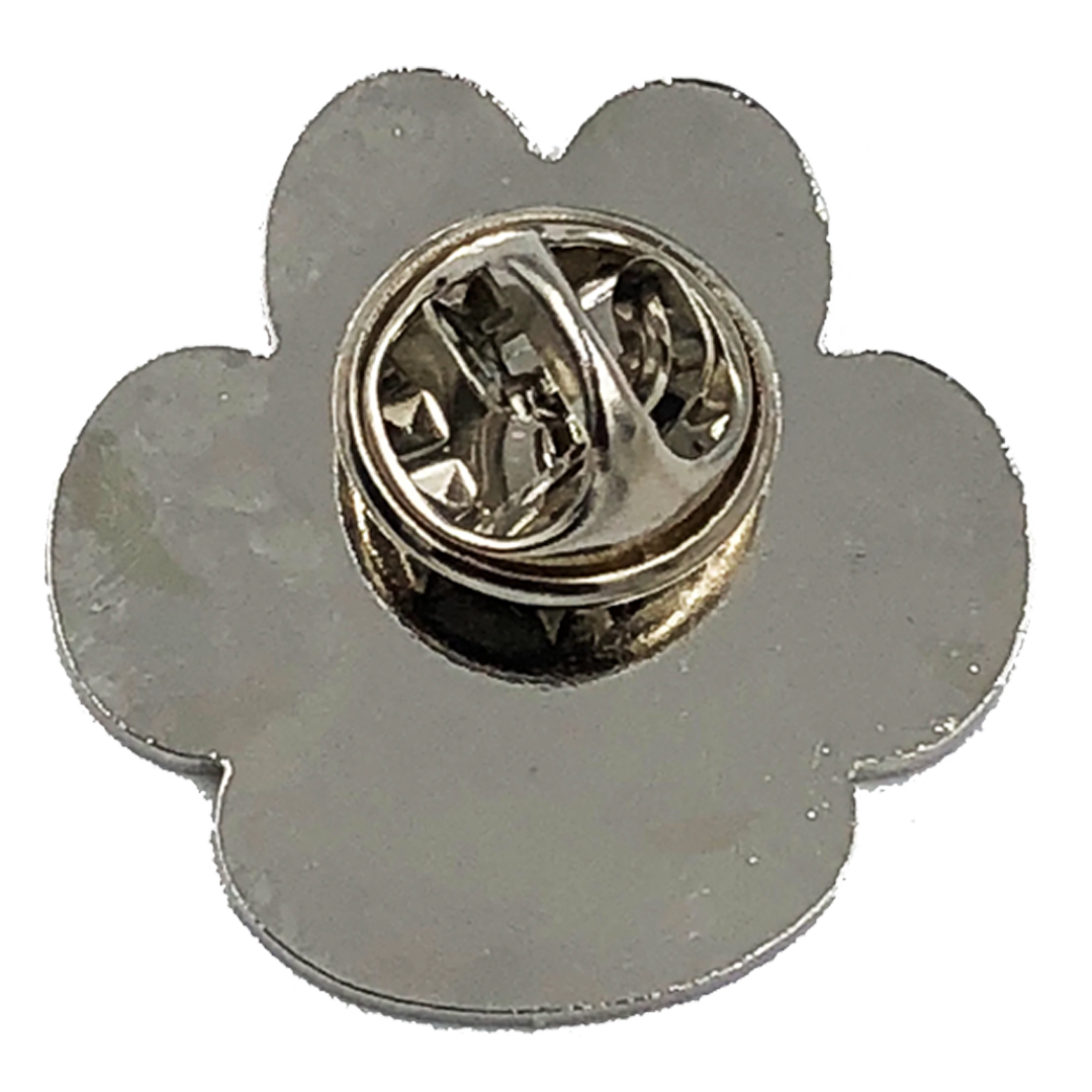 PBX-012-K K9 Paw Thin Gray Line Canine Lapel Pin CO Correctional Officer Corrections
