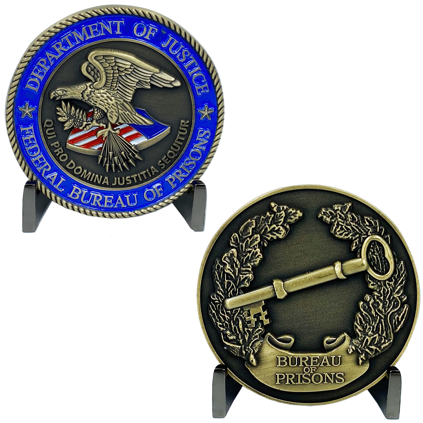 MM-012 Bureau of Prisons Department of Justice BOP Correctional Officer Corrections CO Challenge Coin