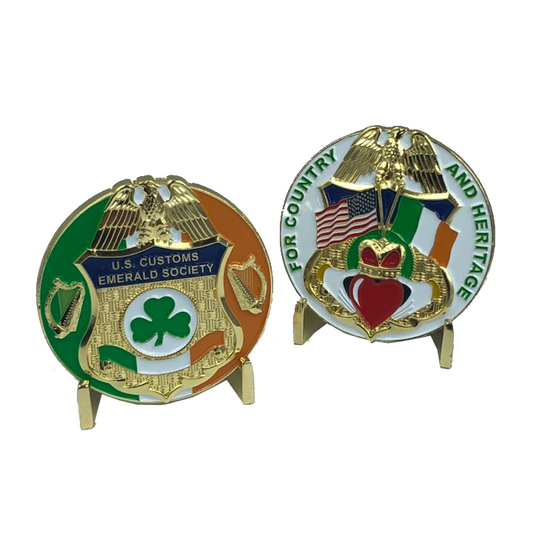 J-012 CBP Customs Emerald Society Challenge Coins