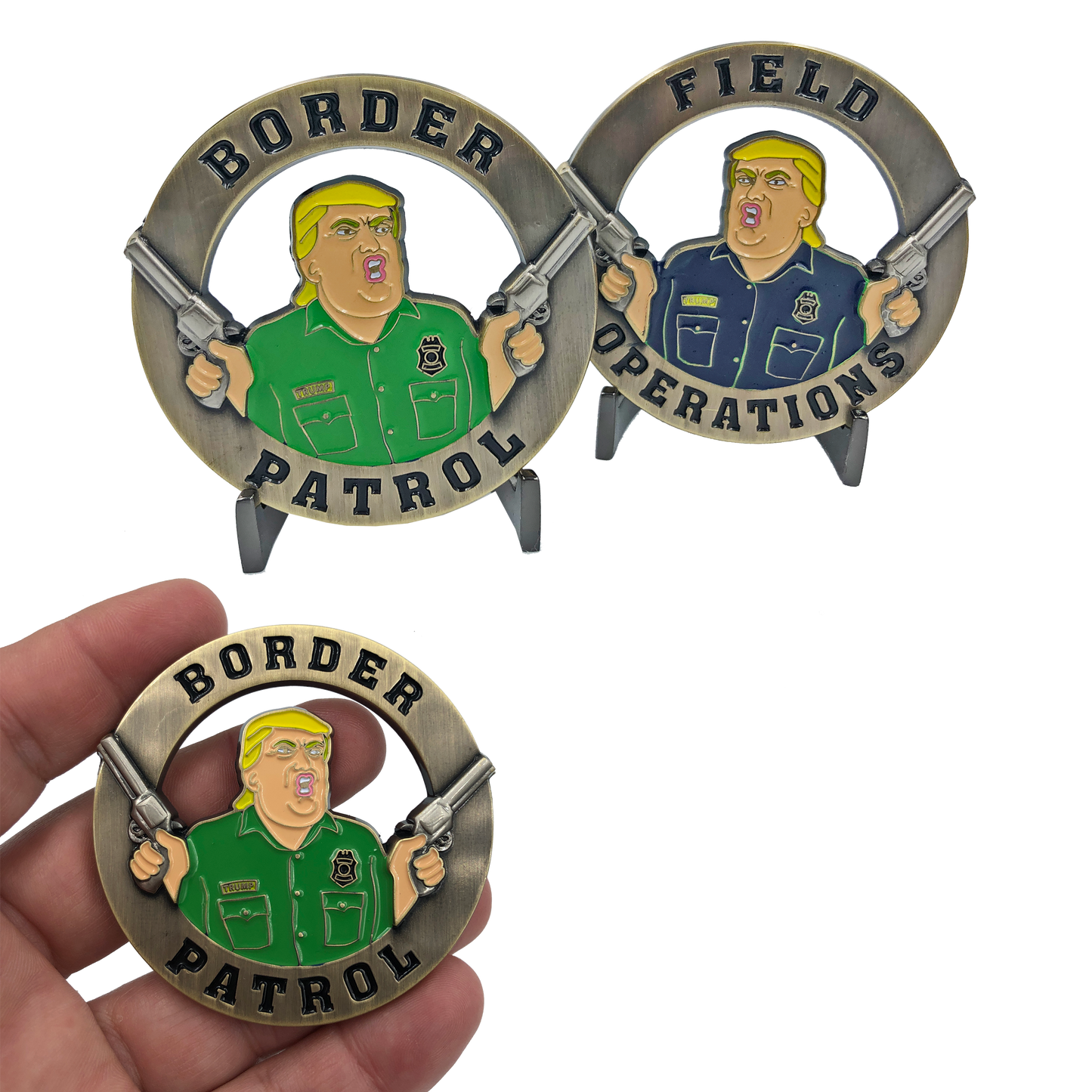 GG-007 Donald Trump CBP Officer and Border Patrol Agent Challenge Coin POTUS MAGA