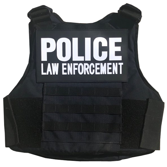 Tactical patch Set for Body Armor PVC Rubber LAW ENFORCEMENT patches for Bullet Proof Ballistic vest POLICE CBP FBI