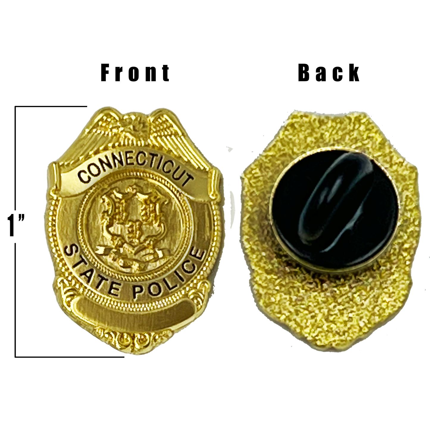 PBX-002-H Connecticut State Police Trooper Pin CT Officer CSP
