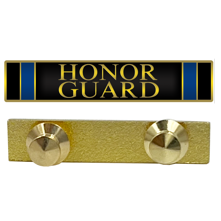 PBX-010-B Honor Guard commendation bar pin Thin Blue Line Police Uniform LAPD BPD NYPD CBP and more