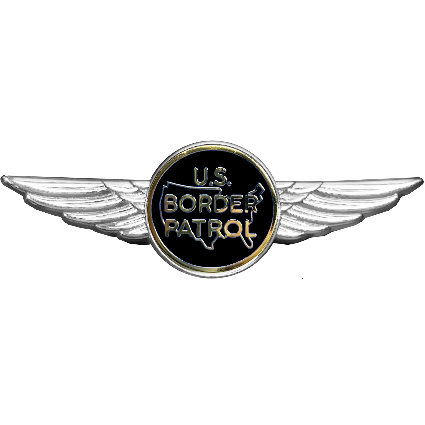 Full size Border Patrol Agent Pilot Aviation Operations Crew Wings pin drone helicopter airplane aircraft