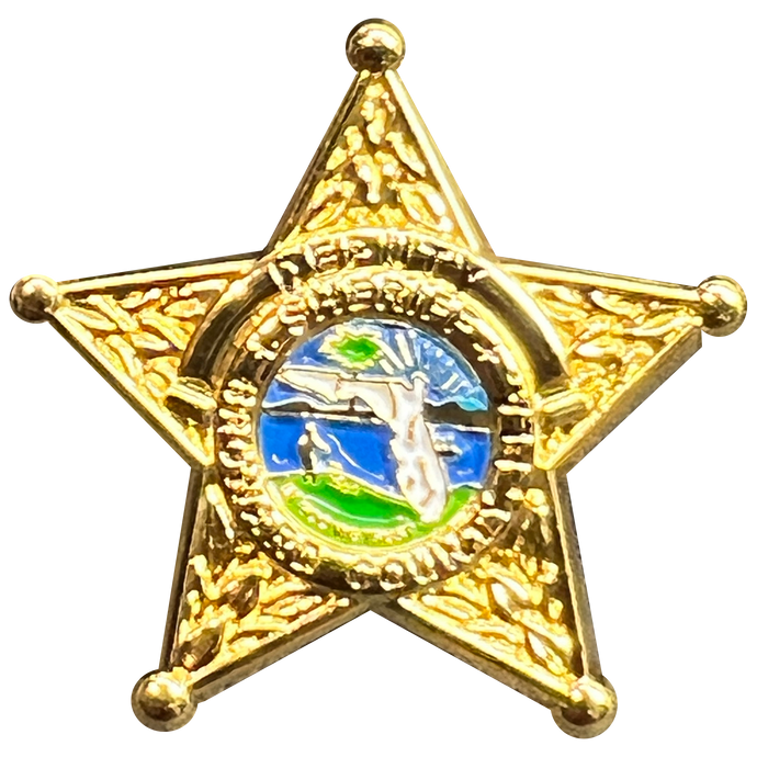 PBX-009-B BSO Deputy Sheriff Broward Sheriff's Office Police Lapel Pin Broward County Florida