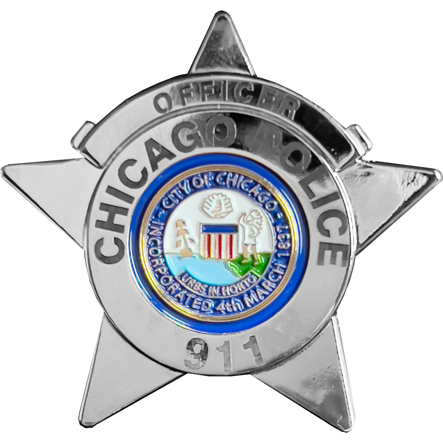 GL15-005 Chicago Police Department CPD Chicago Police Officer Lapel Pin