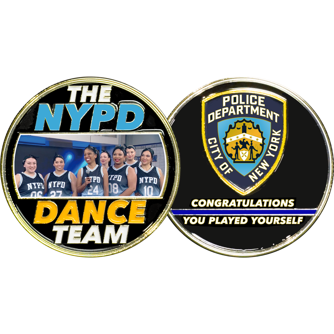 EL17-002 New York City Police Department Dance Team Challenge Coin