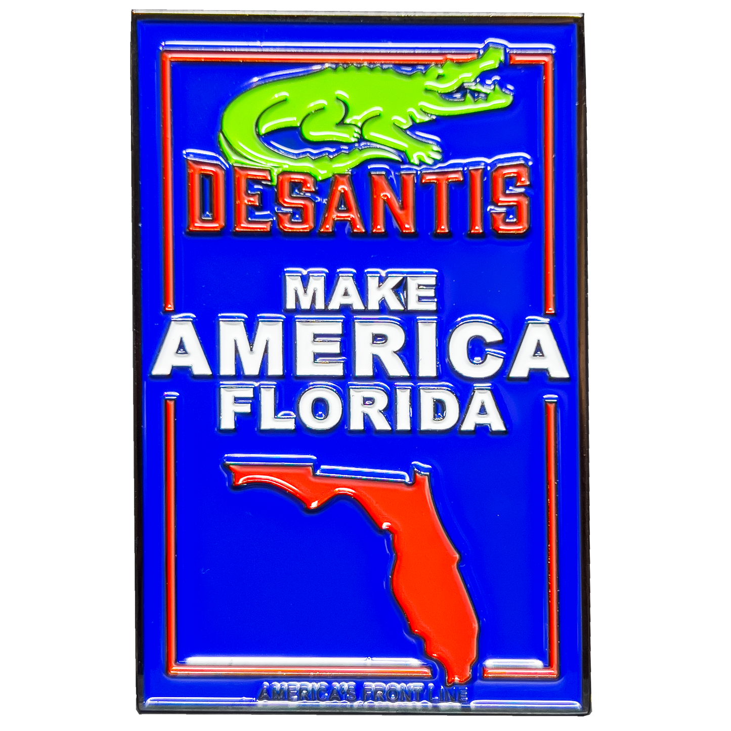 GL15-003 Governor Ron DeSantis Make America Florida Alligator Challenge Coin 2024