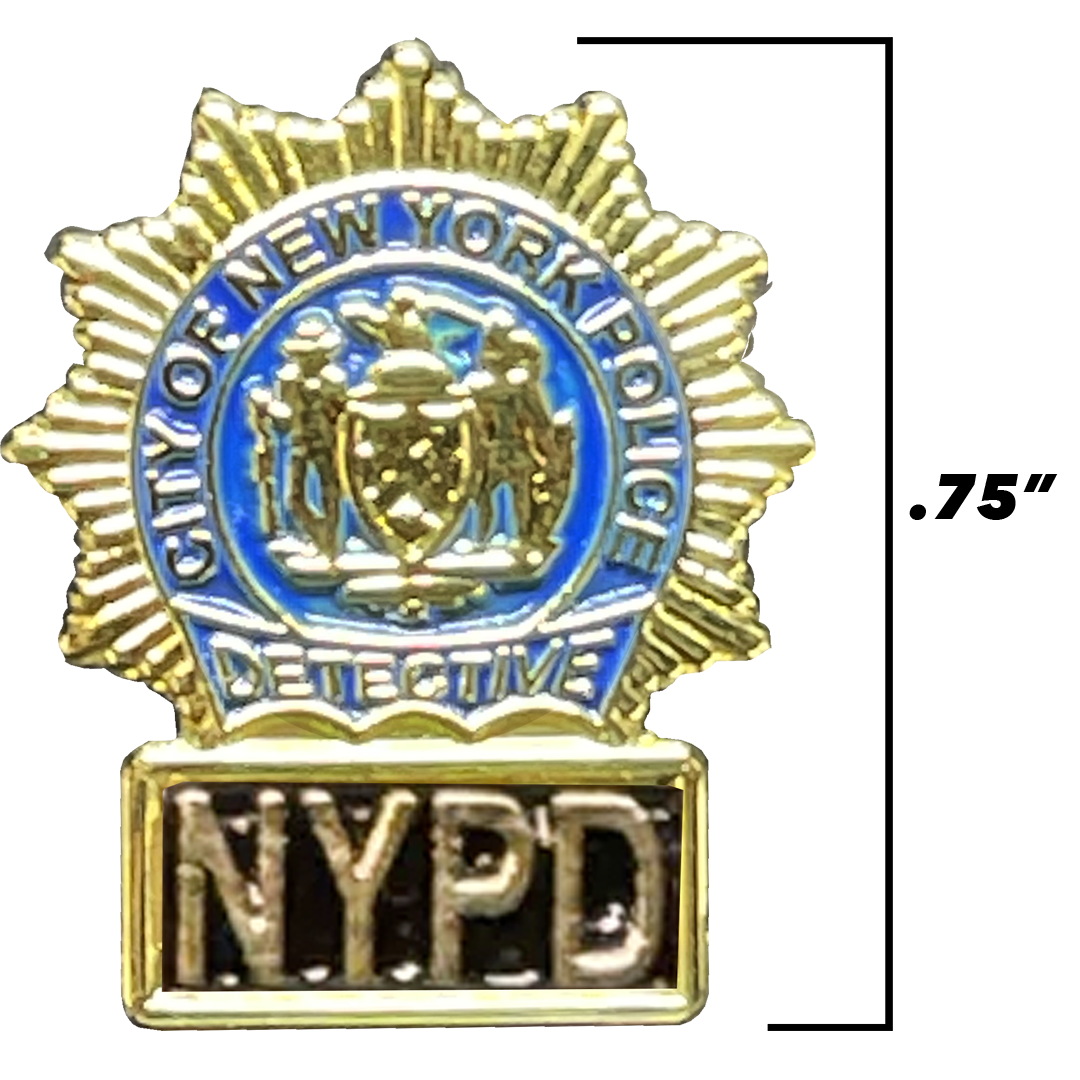 PBX-012-D NYPD Detective Cufflinks New York City Police