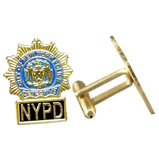 PBX-012-D NYPD Detective Cufflinks New York City Police