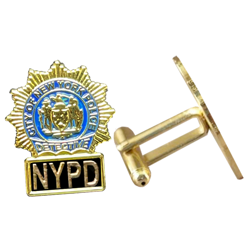 PBX-012-D NYPD Detective Cufflinks New York City Police