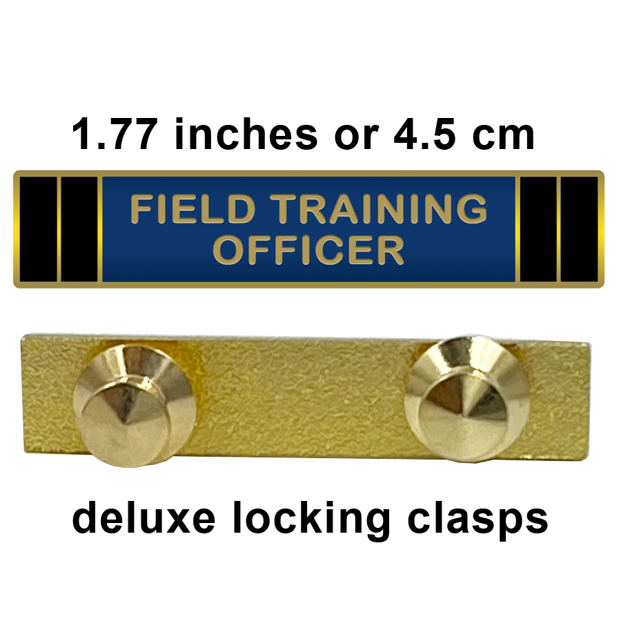 PBX-010-A FTO Field Training Officer commendation bar pin Police Uniform LAPD BPD NYPD CBP and more