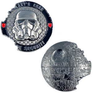 DL10-07 Death Star Galaxy's Edge Park Security Challenge Coin Storm Trooper Rogue