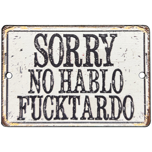 LL-002 Border Patrol Agent Honor First Sorry No Hablo Fucktardo Challenge Coin