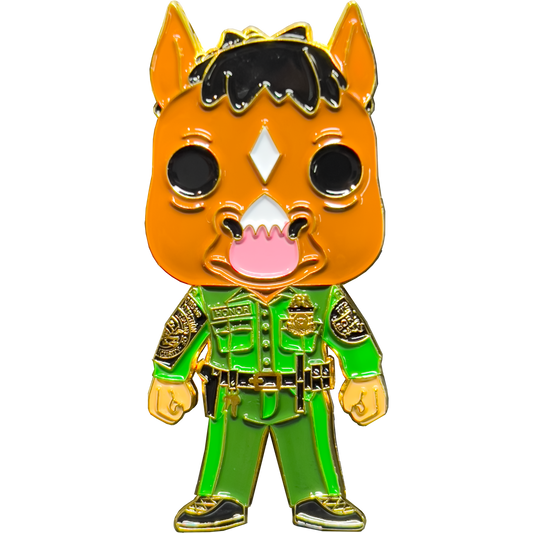 GL15-006 Border Patrol Agent Challenge Coin Horse Patrol Thin Green Line American Flag Honor First