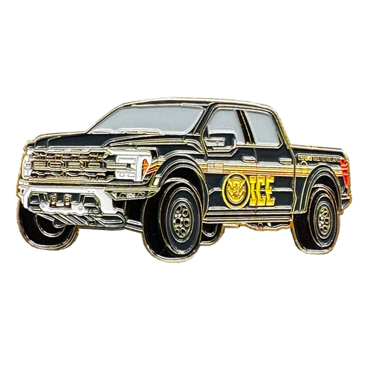 BL14-9 ICE Agent ERO Deportation Officer HSI new Kristi Noem Pickup Truck Challenge Coin