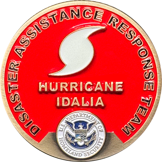 JJ-012 Hurricane Idalia DART Disaster Assistance Response Team Sheriff CBP FEMA Challenge Coin