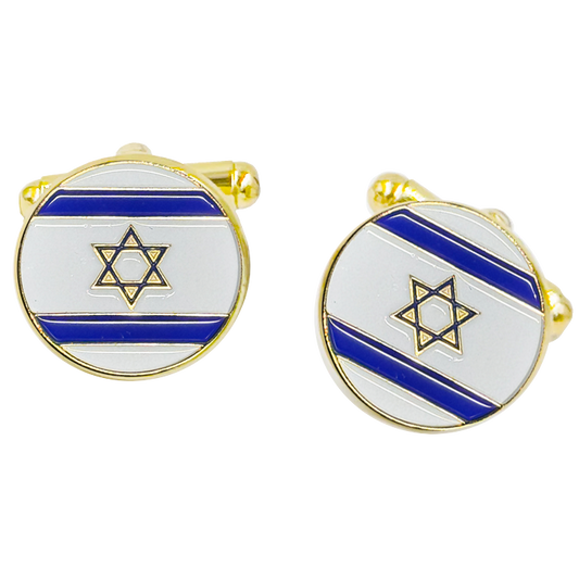 PBX-008-7 Israel Flag Israeli Cufflinks Support Israel