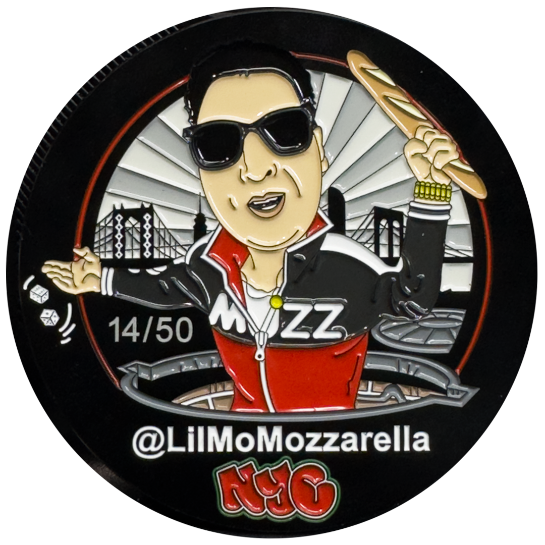 Lil Mo Mozzarella How Ya Doin Official Challenge Coin GPK-AA-006