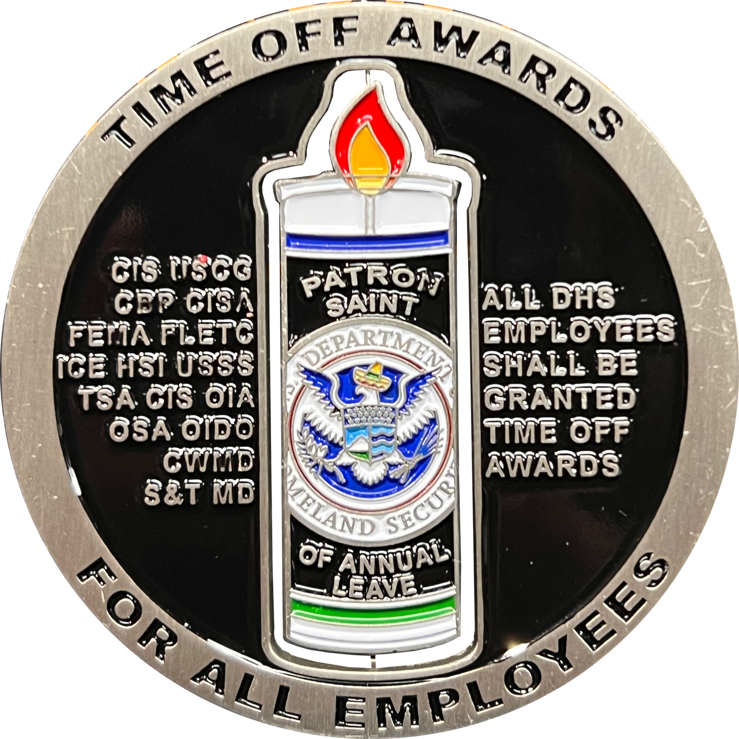 LL-001 Secretary Mayorkas Patron Saint CBP HSI CIS FEMA ICE Border Patrol Challenge Coin