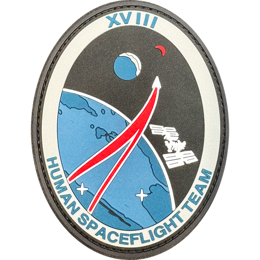 EL1-024 4" USAF Space Force Air Force Human Spaceflight Team XVIII Mission Patch Vandenberg Space Force Base