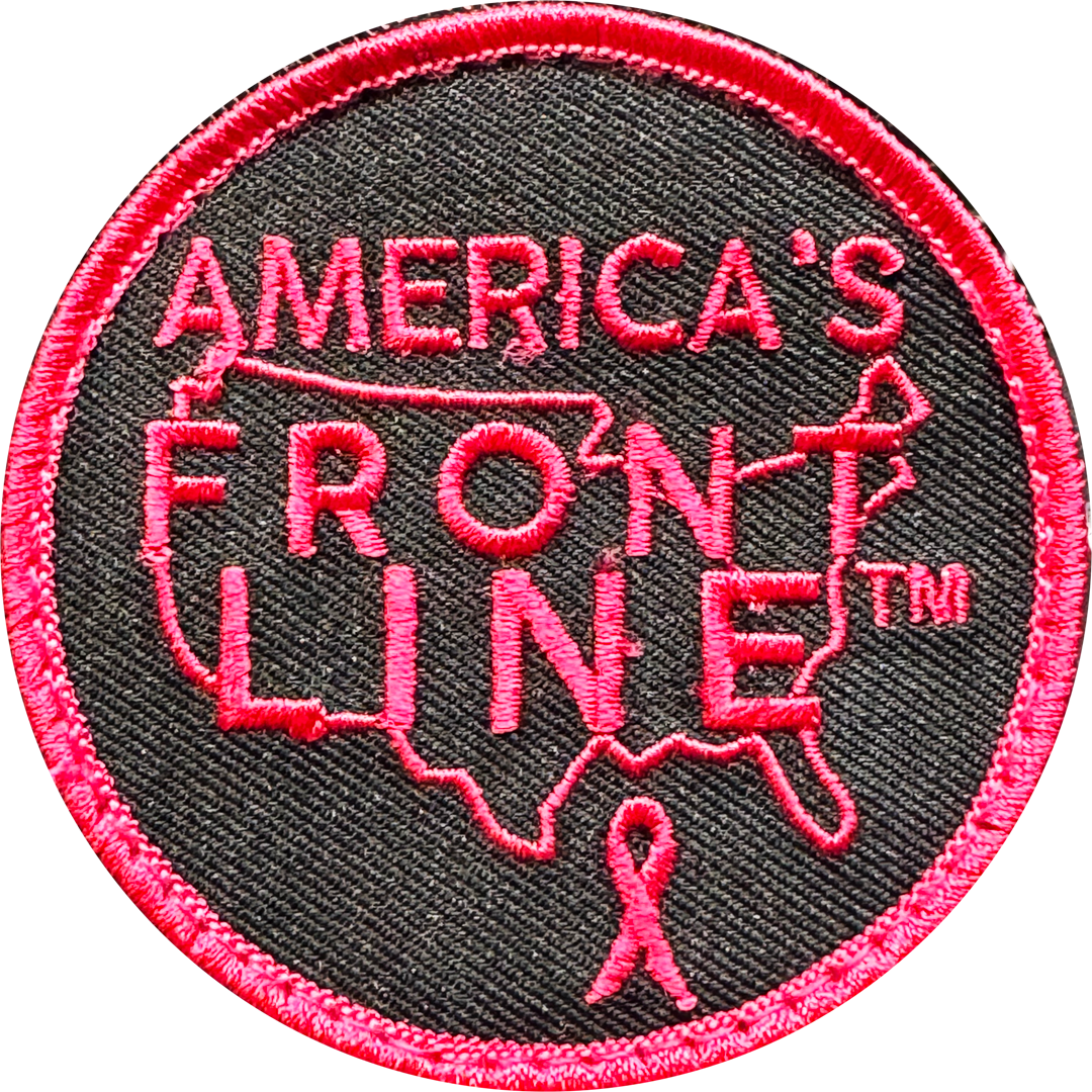 DL4-12 Pink Ribbon Breast Cancer Awareness CBP Officer Border Patrol Agent Patch NYPD FBI LAPD