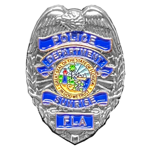 DL3-06 City of Sunrise Florida Police Department lapel pin