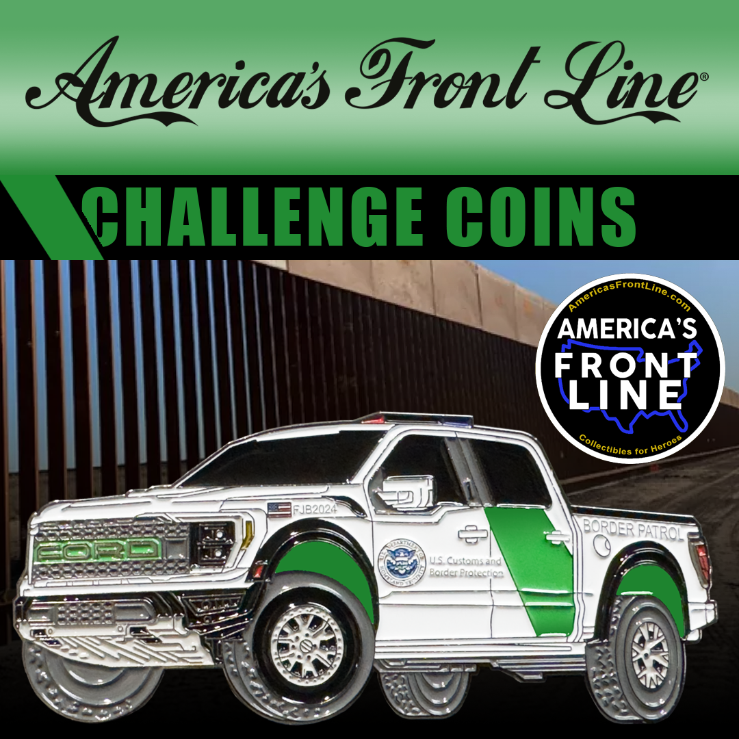 BL17-020 CBP Border Patrol Pickup Truck Police Challenge Coin FJB 2024