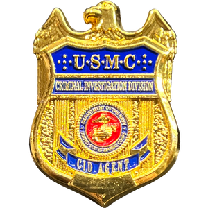 PBX-009-A Marine CID AGENT Lapel Pin Special Investigation Division Criminal Investigator