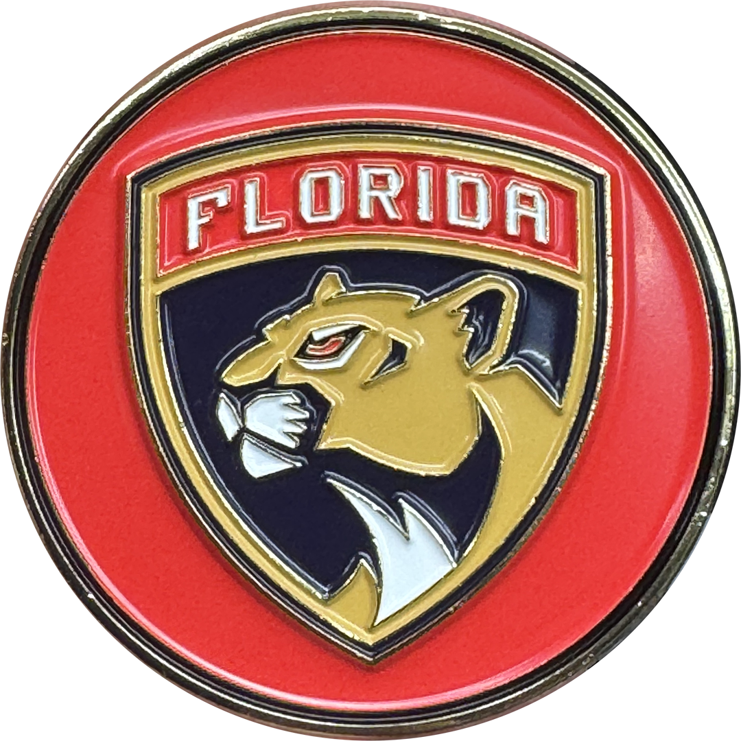 Panthers 2025 Hockey Cup FDLE Miami-Dade Miami FHP Sunrise Fort Lauderdale Florida Police Challenge Coin