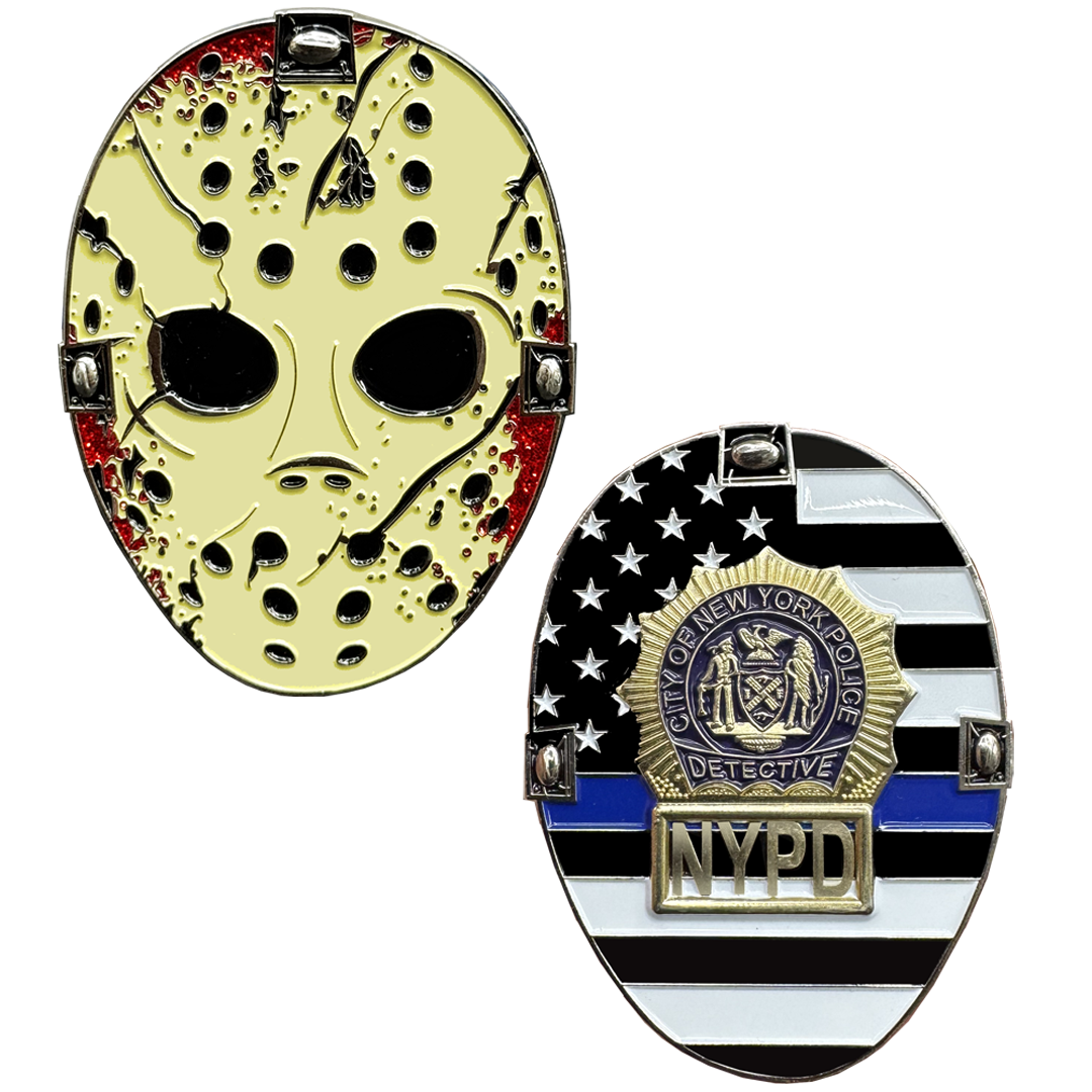 DL5-15 New York City Detective Jason Challenge Coin NYPD