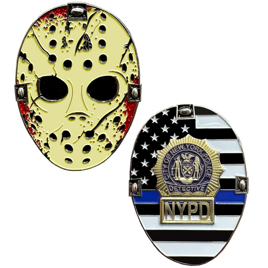 DL5-15 New York City Detective Jason Challenge Coin NYPD