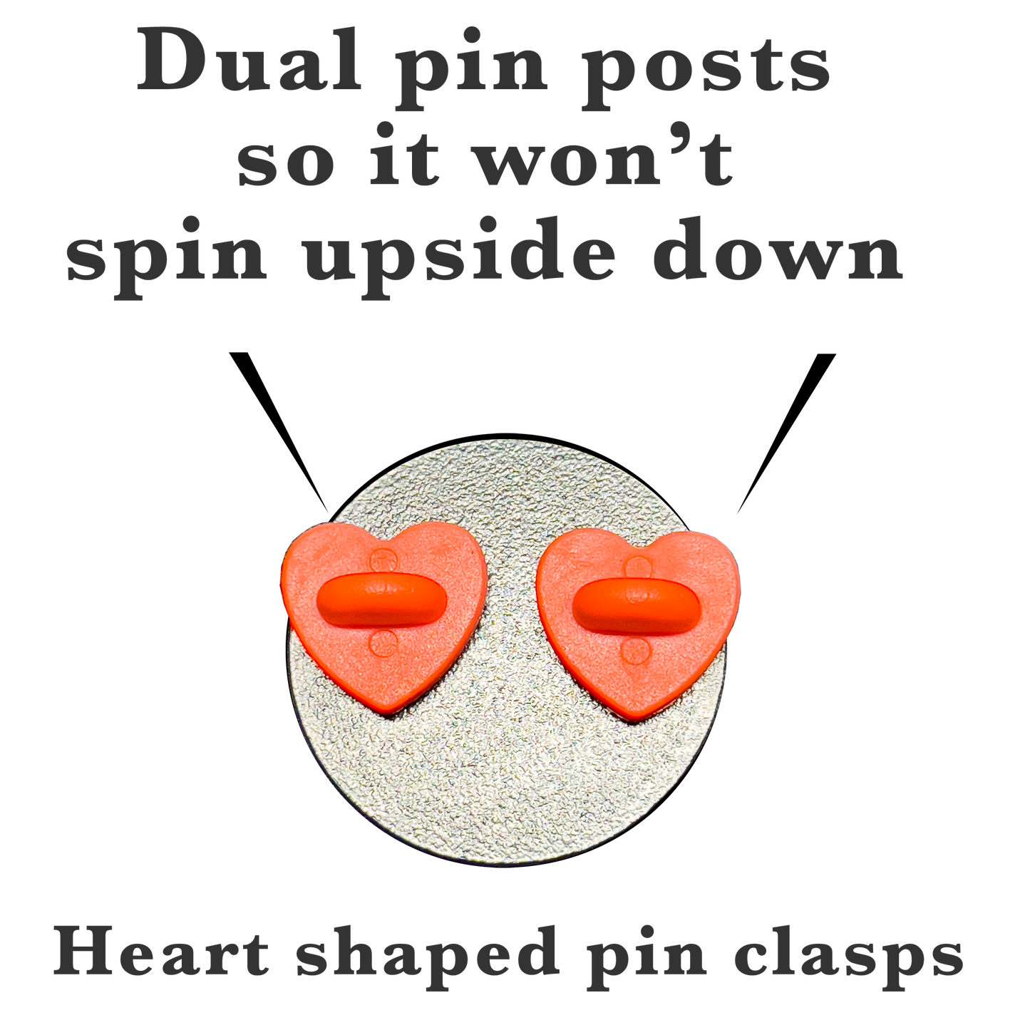 GL15-008 I LOVE INSURANCE Agent Lapel Pin with heart shaped pin clasps Flo Progressive