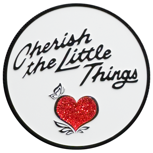 BL18-018 Cherish The Little Things LOVE Challenge Coin Medallion Valentines Day Happy Anniversary Gift