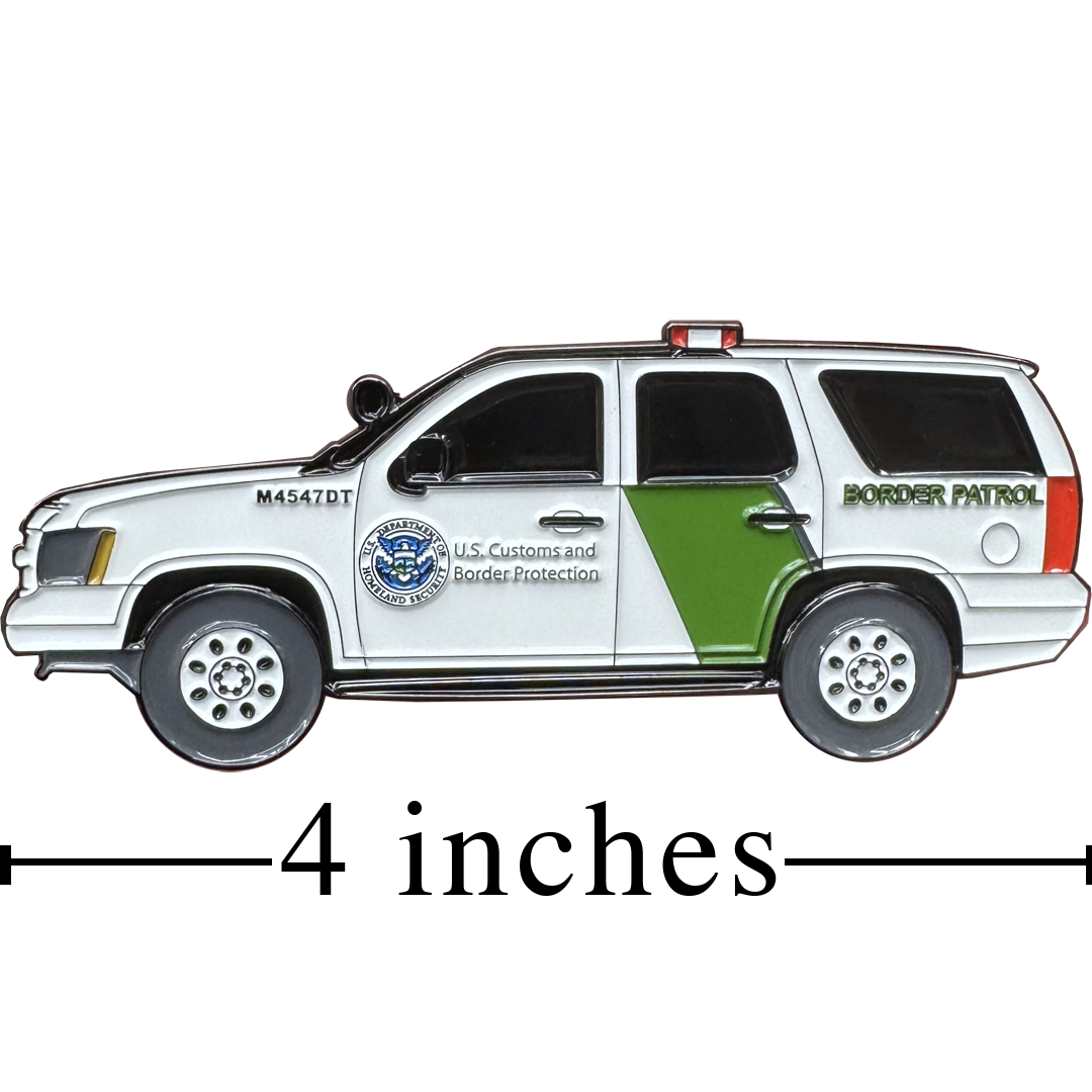 EL20-5 CBP Border Patrol Truck Police Challenge Coin Honor First