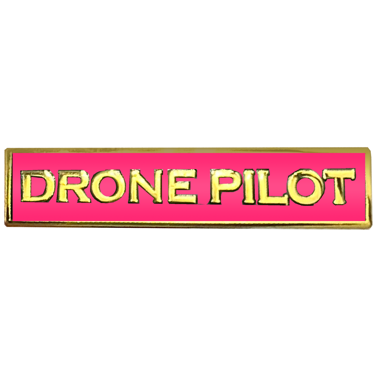 PBX-012-E Ladies DRONE PILOT Pink Commendation Bar Pin Police Government Realtor Commercial FAA