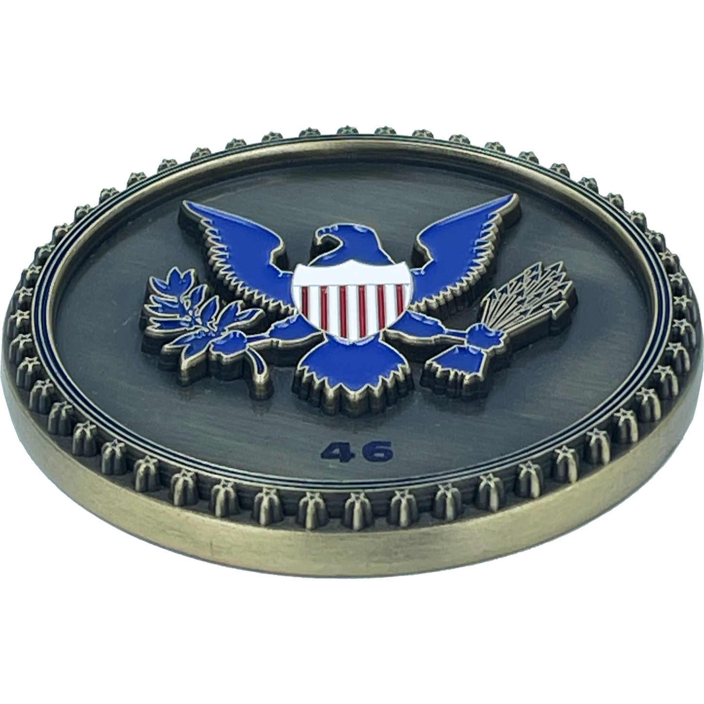 BL12-001 Presidential Task Force Joe Biden 46 Challenge Coin