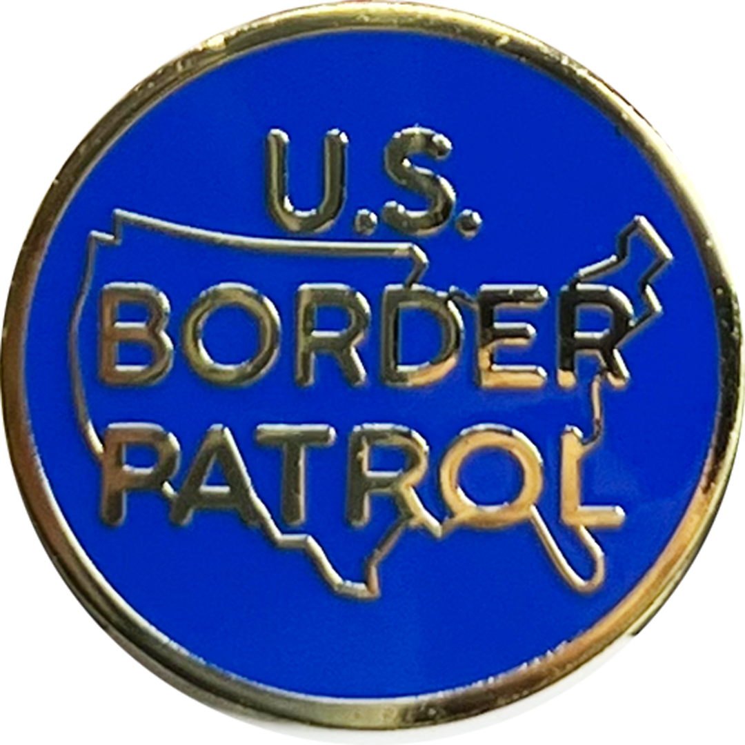 BL1-09B CBP US Border Patrol 6 piece historic through the years Honor First lapel pin set