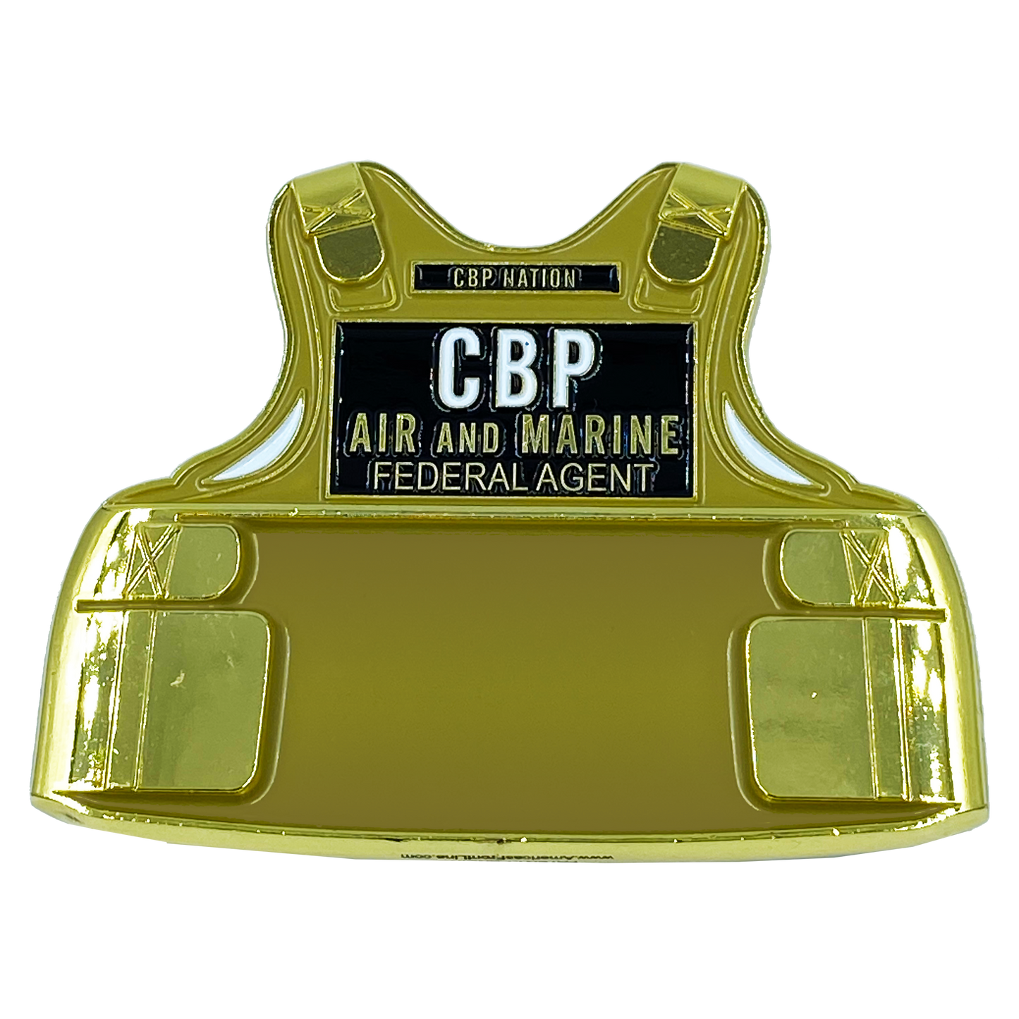EL6-009 Air & Marine Operations AMO Interdiction Agent CBP Body Armor 3D Challenge Coin