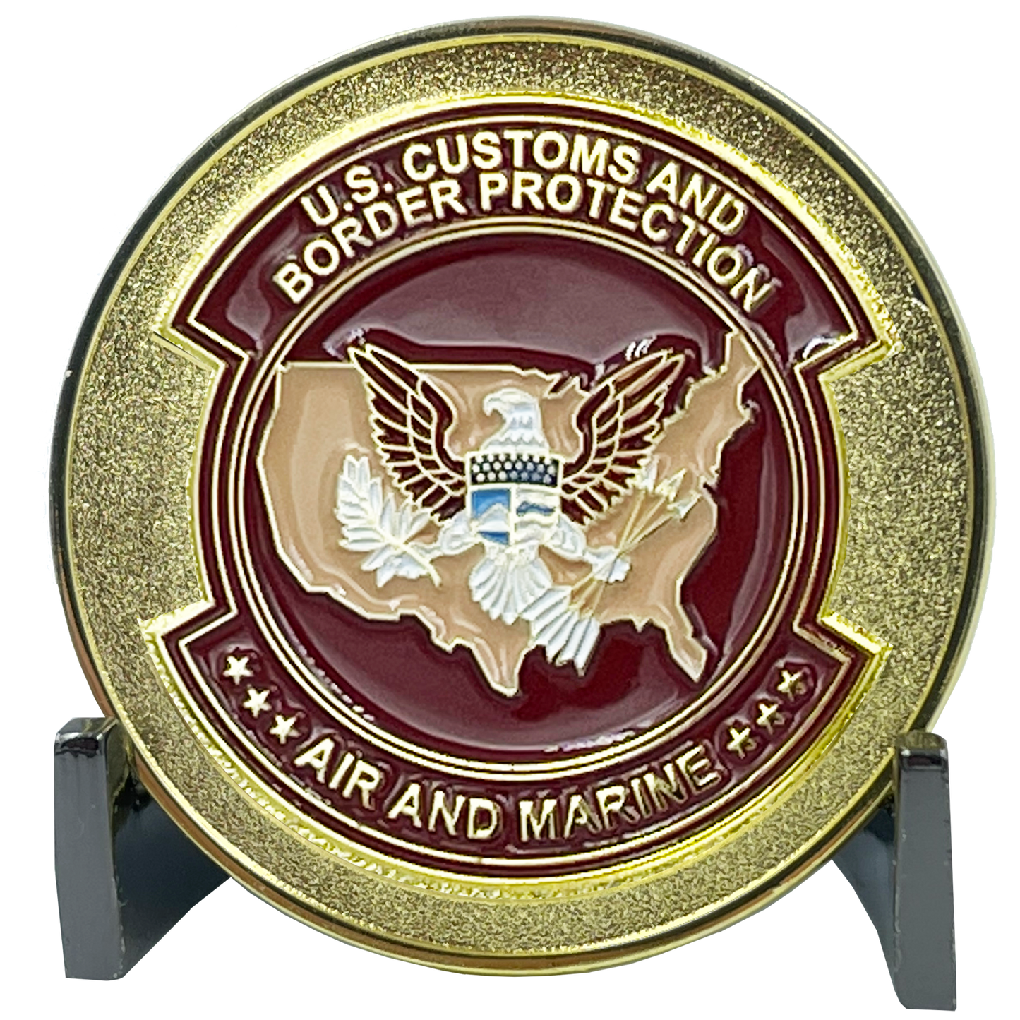 BL5-010 Air and Marine Challenge Coin AMO Agent CBP Air Branch Marine Branch Interdiction Enforcement Aviation