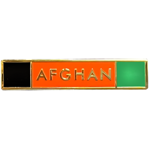 EL8-023 Afghanistan Operation Unit Citation AFGHAN Commendation Bar Pin Police CBP Field Ops Border Patrol